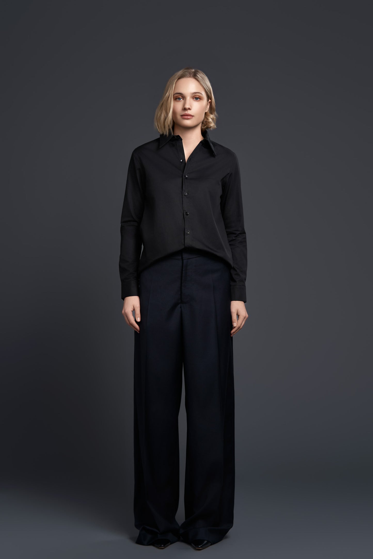 Fi-AEN BLACK LONG-SLEEVE SHIRT