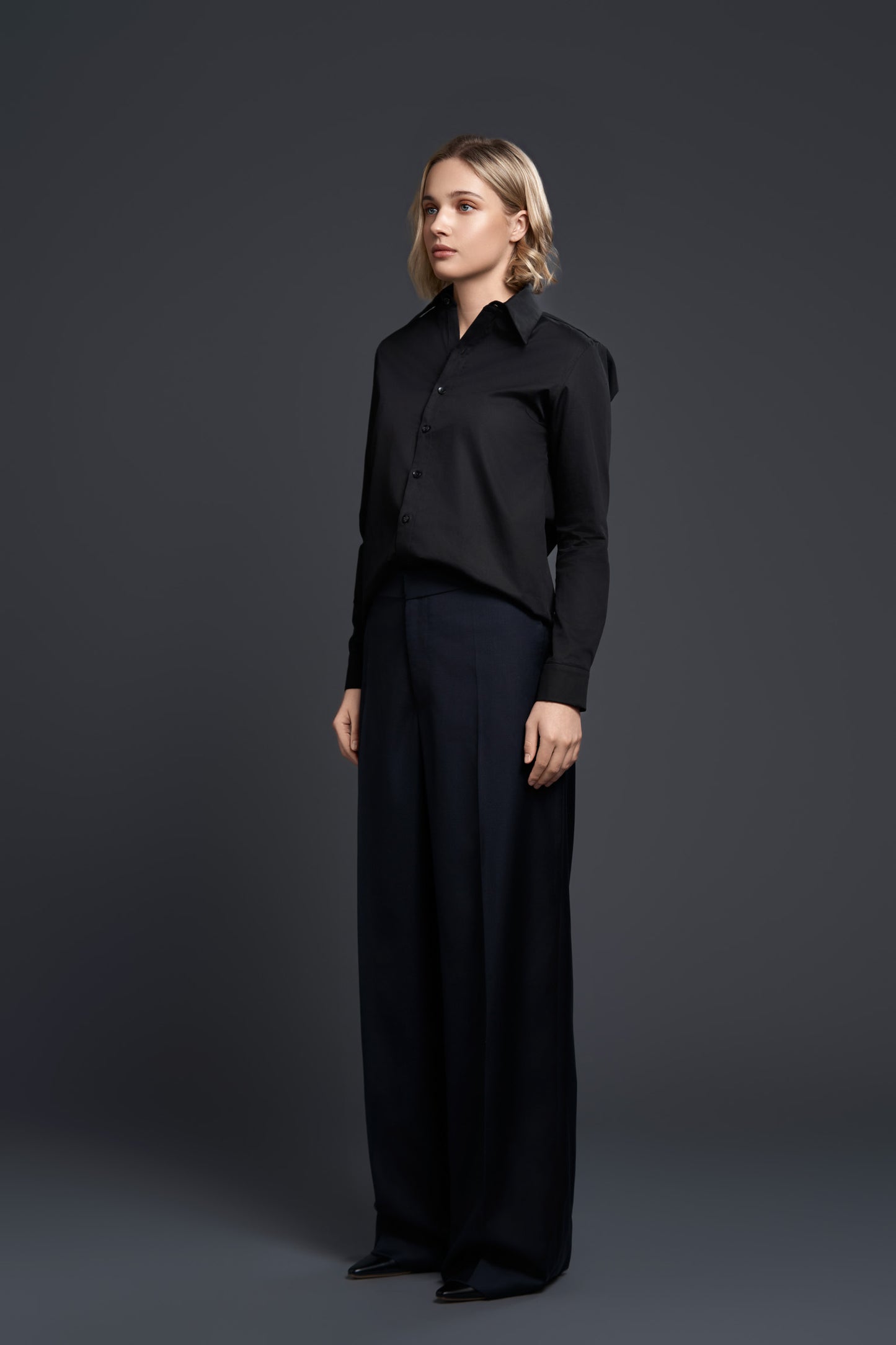 Fi-AEN BLACK LONG-SLEEVE SHIRT