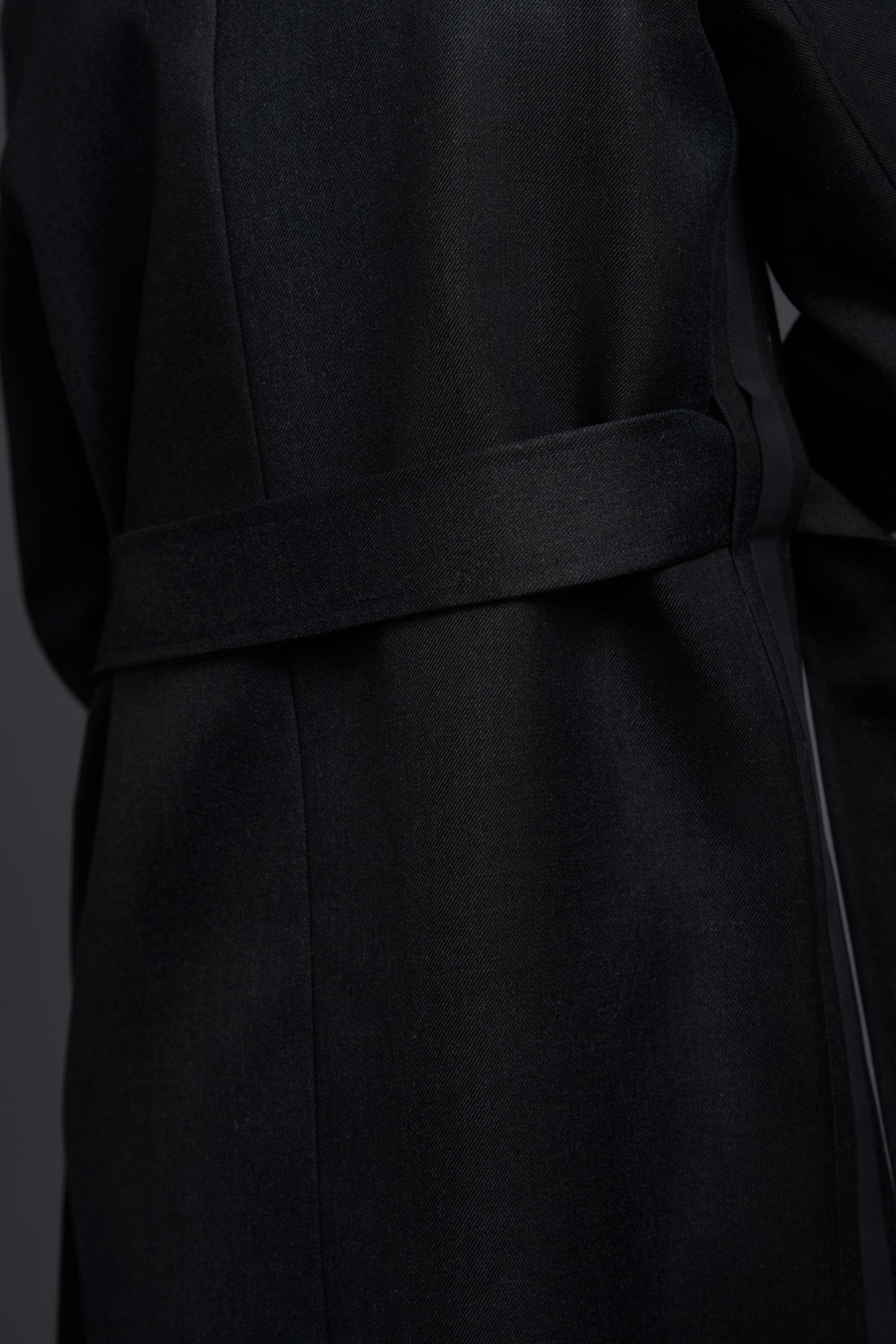 CAZENZA OVERCOAT BLACK