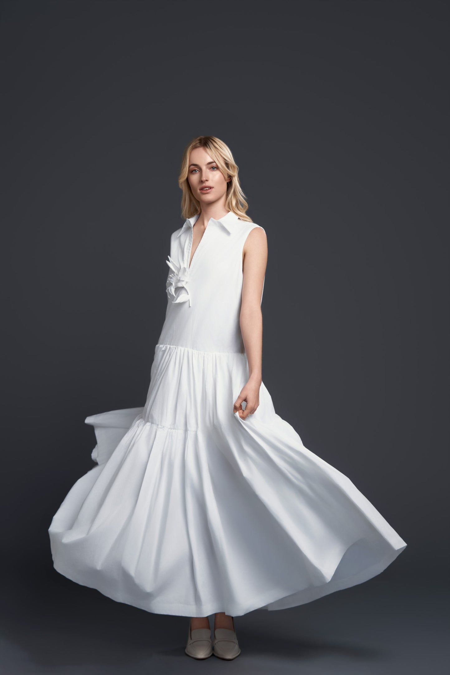 WHITE LILY DRESS